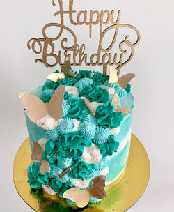 Cake en crema Ref. Cascada bicolor Butterfly