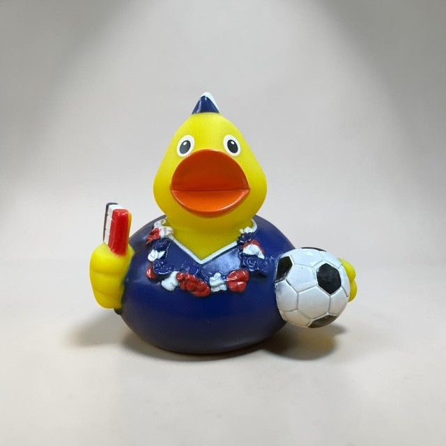 Soccer Rubber Duck Cheering for France