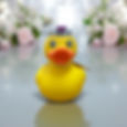 Princess Rubber Duck wearing a tiara