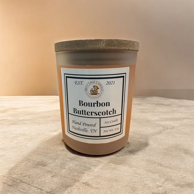 Bourbon Butterscotch 8 oz Soy Candle