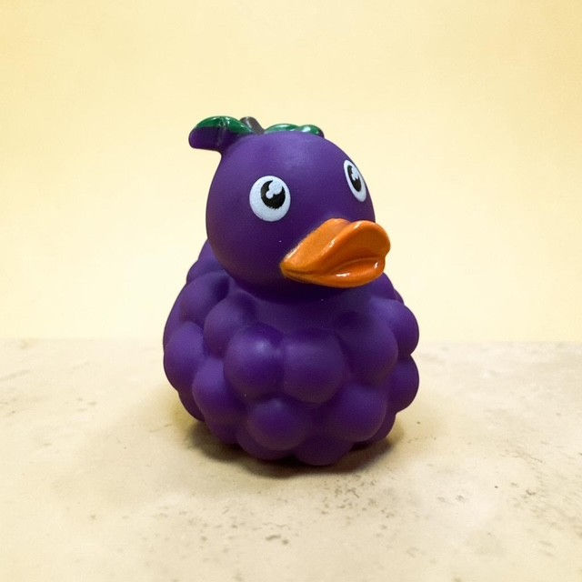 Purple Grape Rubber Duck