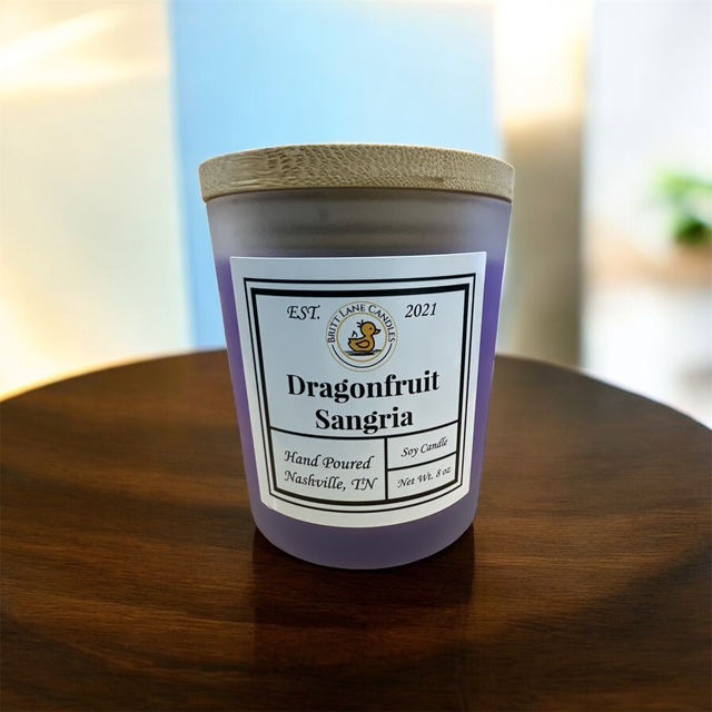 Dragonfruit Sangria 8 oz Soy Candle