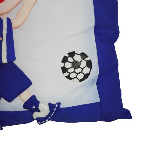 Miniatura: Cojin equipo jugador futbol 39cm Alianza Lima