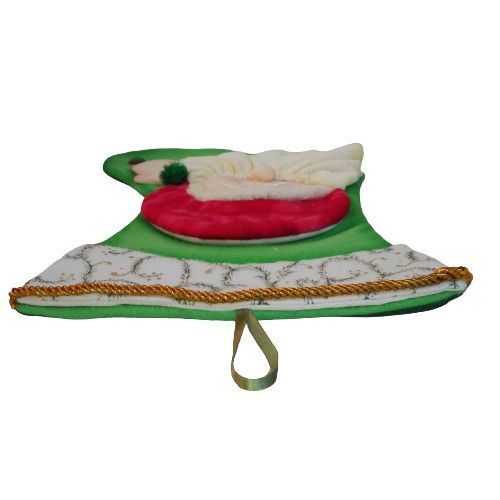 Miniatura: Adorno colgante Bota navidad Papanoel 42cm