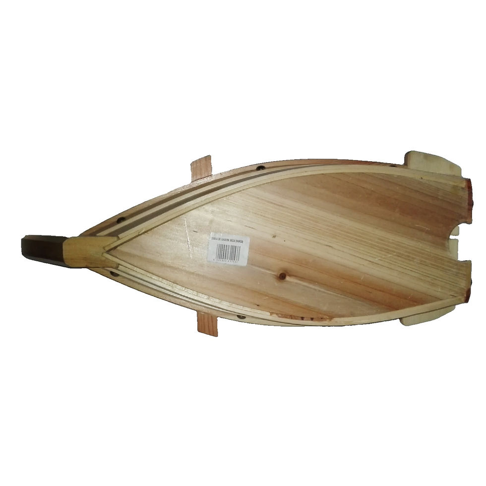 Miniatura: Barco de bambu para makis 70cm