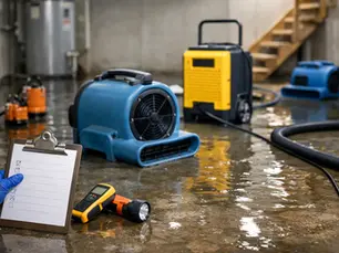 Flooded Basement Drying Checklist for Fast Recovery