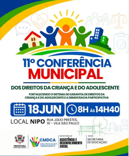 CAMPO LIMPO PAULISTA 2026: Cidade realiza Conferência Municipal dos Direitos da Criança e do Adolescente