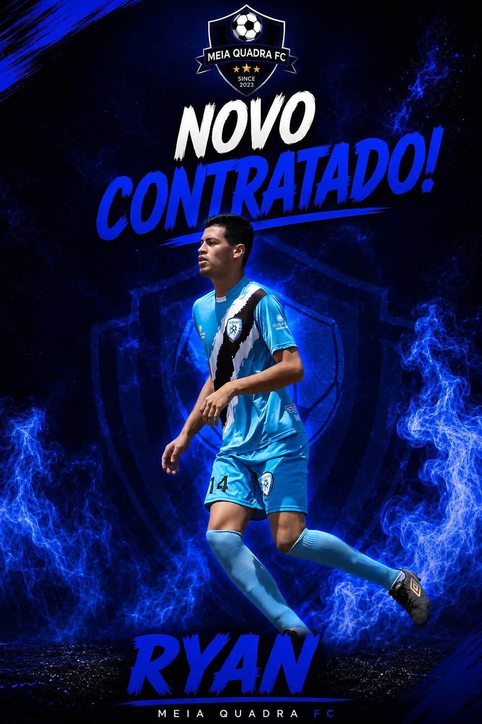 MERCADO DA BOLA CAMPOLA 2026: Diretoria do Meia Quadra anuncia mais uma grande contratação, o zagueiro Ryan, ex-Cruzeiro, para a disputa da Segundona.