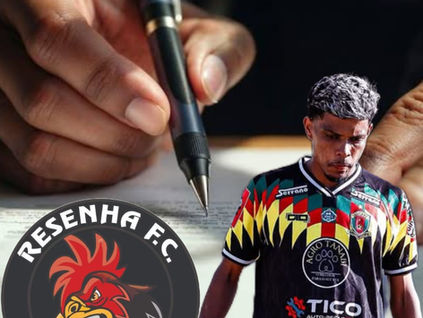 MERCADO DA BOLA CAMPOLA 2026: Diretoria do Resenha anuncia a renovação do atacante Gustavinho Raio para a disputa da Primeirona.