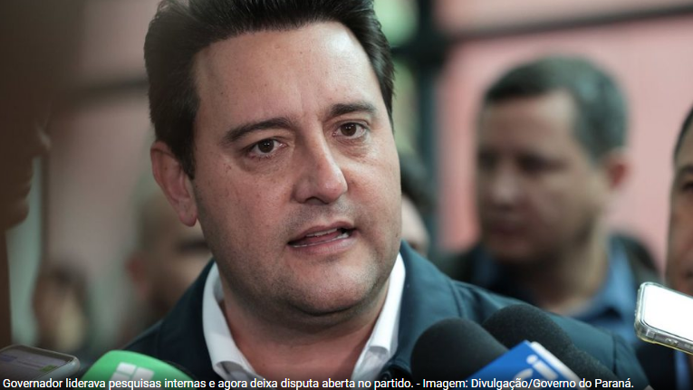 POLÍTICA 2026: Ratinho Junior desiste da corrida presidencial