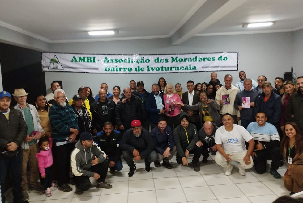 JUNDIAÍ 2026: Vereador Dika Xique-Xique visita associação de moradores de Ivoturucaia.