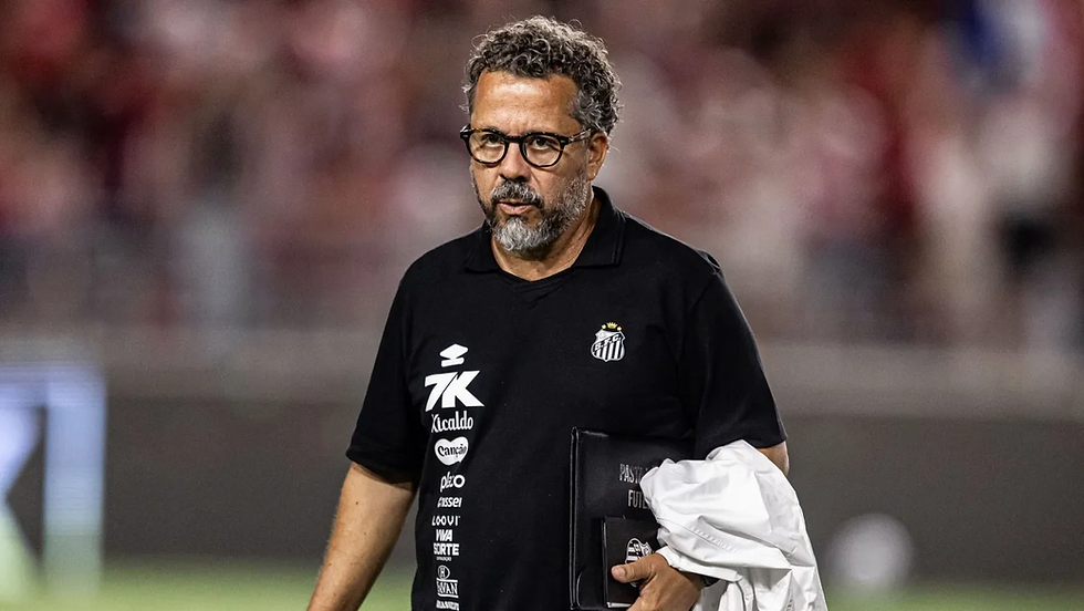 Cléber Xavier, técnico do Santos • Raul Baretta/ Santos FC