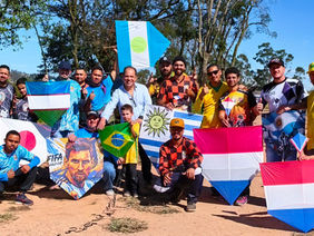 BOTUJURU 2026: Pipeiros da Vila Chacrinha realizaram  Festival das Bandeiras da Copa do Mundo.