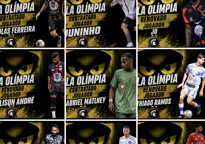 MERCADO DA BOLA CAMPOLA 2026: Diretoria do Vila Olímpia anuncia pacotão de contratações e renovações para a disputa da Primeirona.