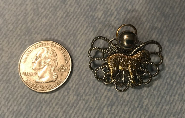 Thumbnail: Lamb/Sheep Angel Pin #644