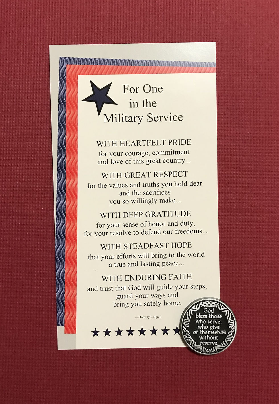 For One in Military Service Token Set
