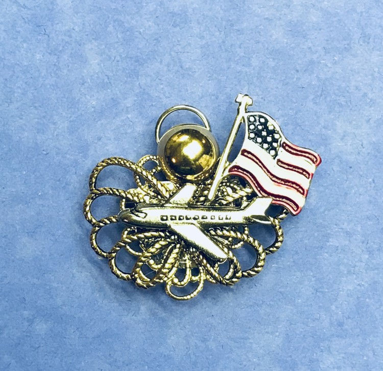 Thumbnail: Airplane Angel Pin #782