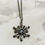 Thumbnail: Large Snowflake Necklace  #843NAB