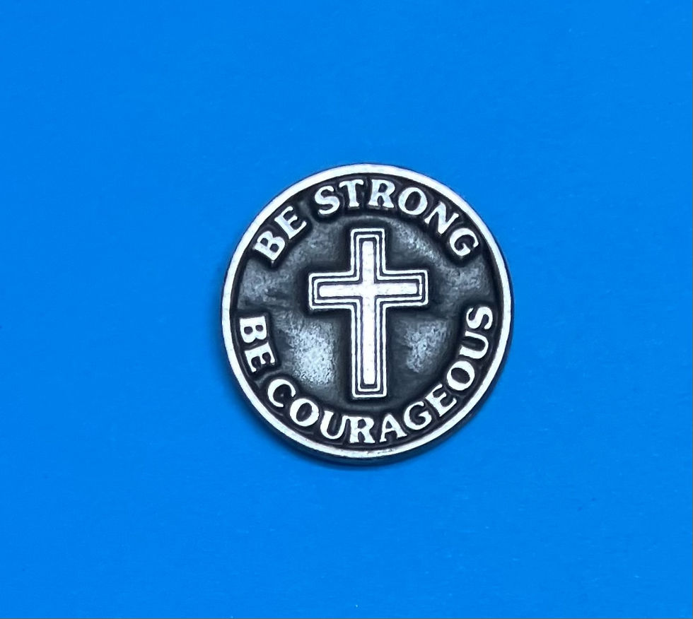 Thumbnail: Be Strong Be Courageous Pocket Token