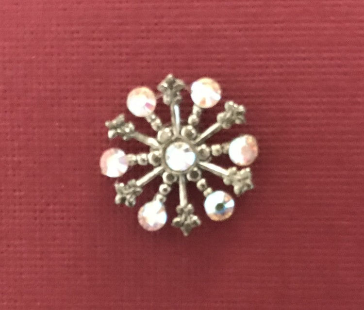 Thumbnail: Small Snowflake Pin #844AB