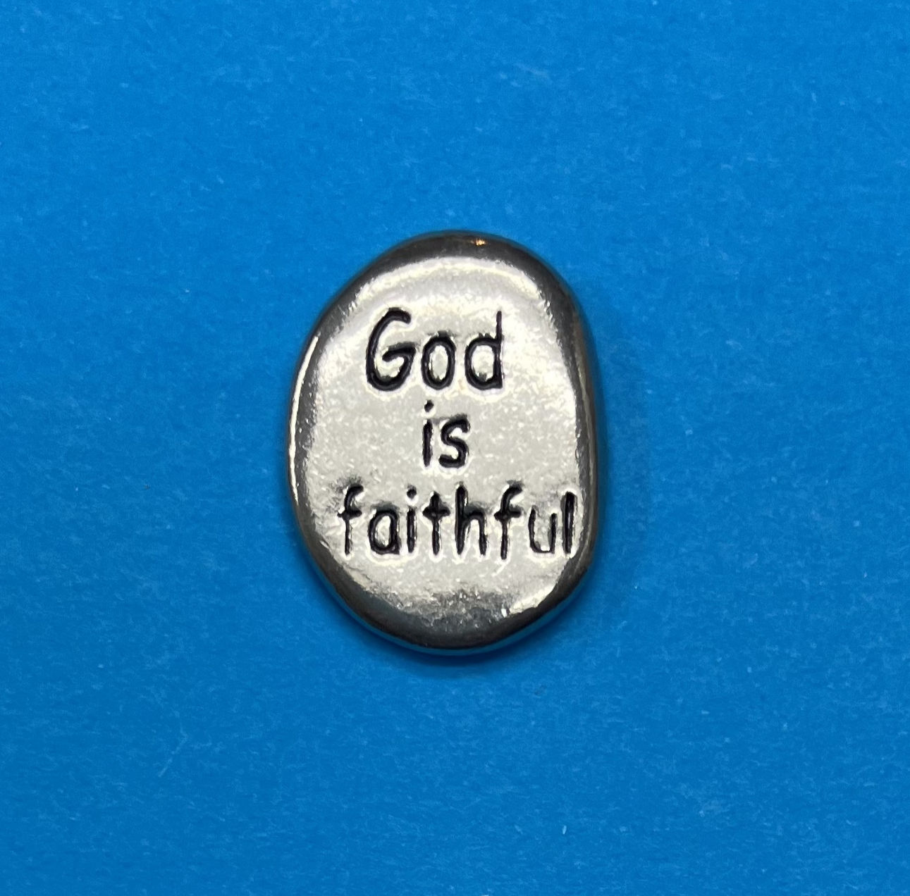God is Faithful Pocket Piece