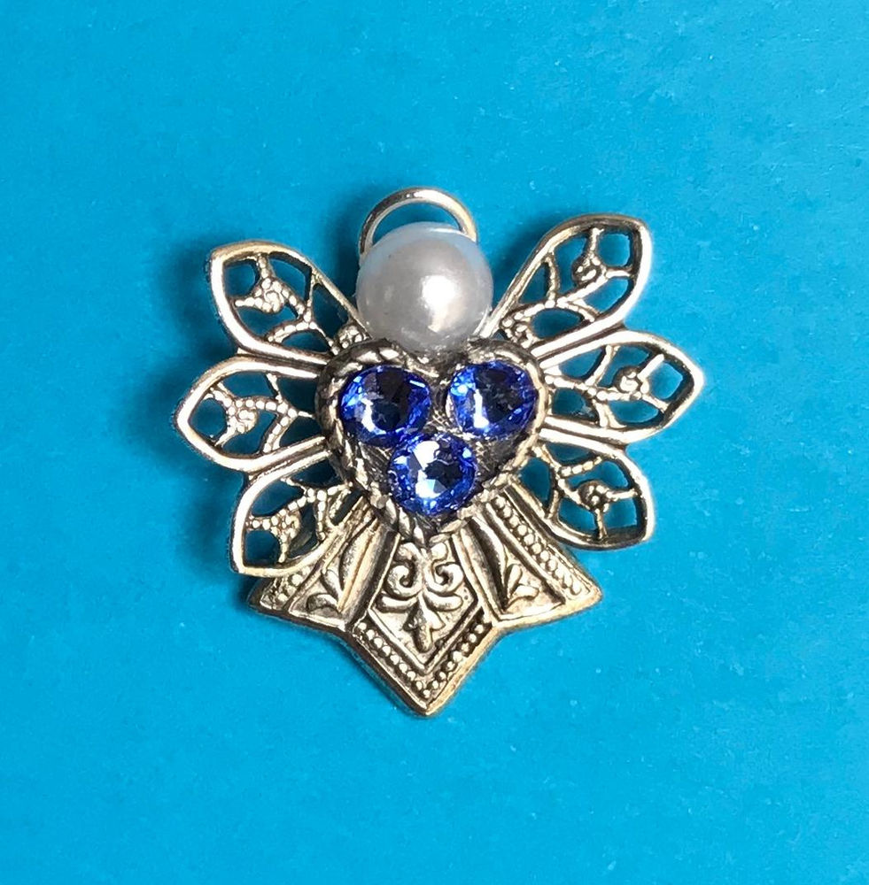 Something Blue Guardian Angel Pin – Have you ever wondered?