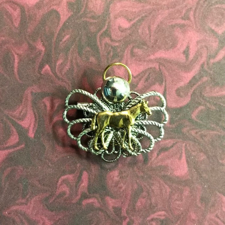 Thumbnail: Quarter Horse Angel Pin #871