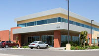 Street-level view of the Lompoc Radiation Clinic medical office building.