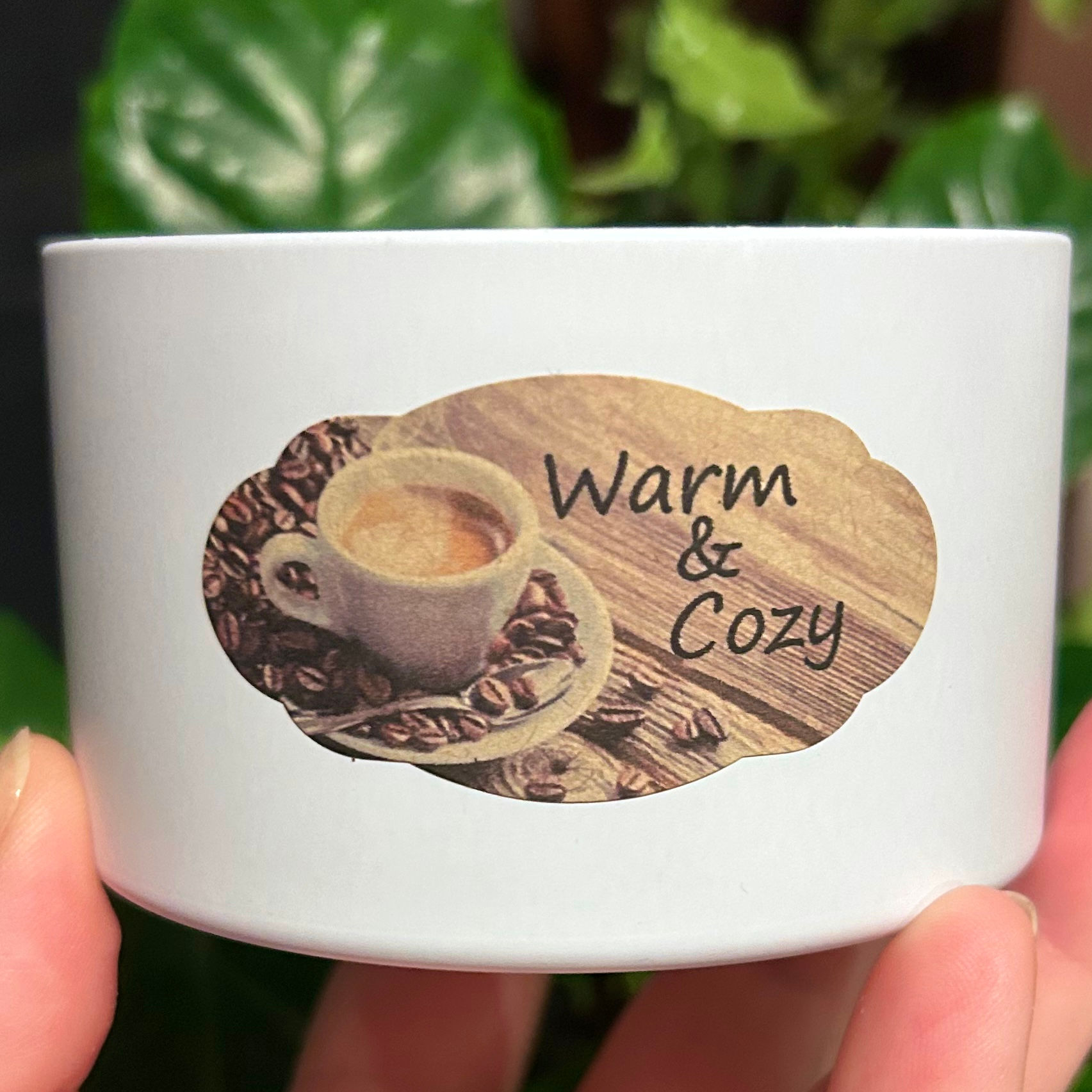 Warm and Cozy 9oz soy candle 