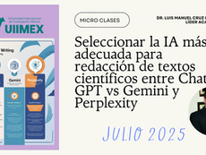 Seleccionar la IA más adecuada para redacción de textos científicos entre Chat GPT, Gemini, Perplexity Claude y Copilote
