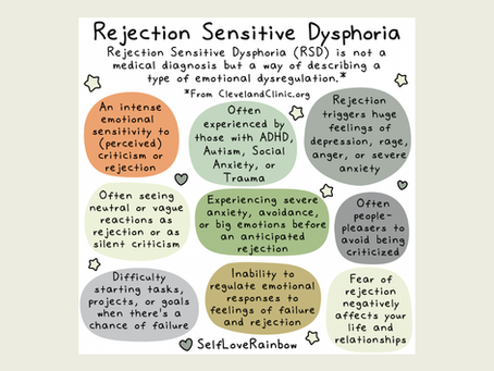 ✧ Rejection Sensitive Dysphoria >> Als afwijzing niet klein voelt  〰️ maar diep raakt...