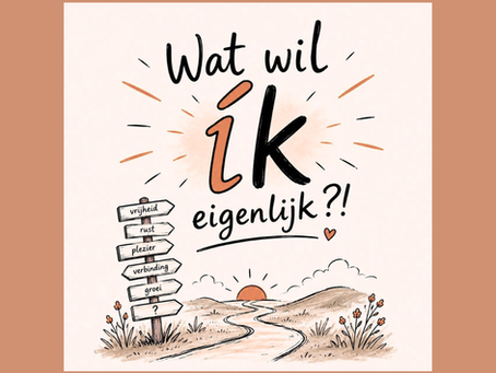 ➸ Wat wil ik eigenlijk?