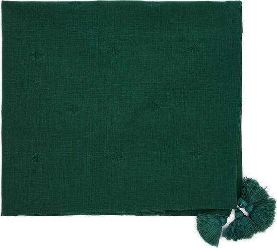 Thumbnail: Rivièra Maison Barberini Bee Throw groen 170cm x 130cm