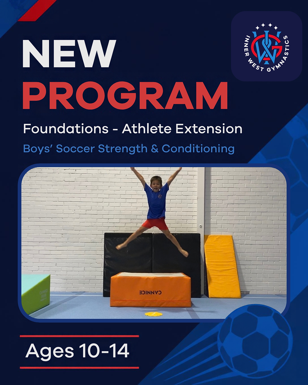 Gymnastics strength & conditioning for young soccer players: introducing Athlete Extension