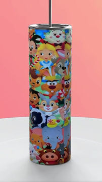 Thumbnail: Disney Characters Mickey Stitch Dalmatian Beast Tumbler