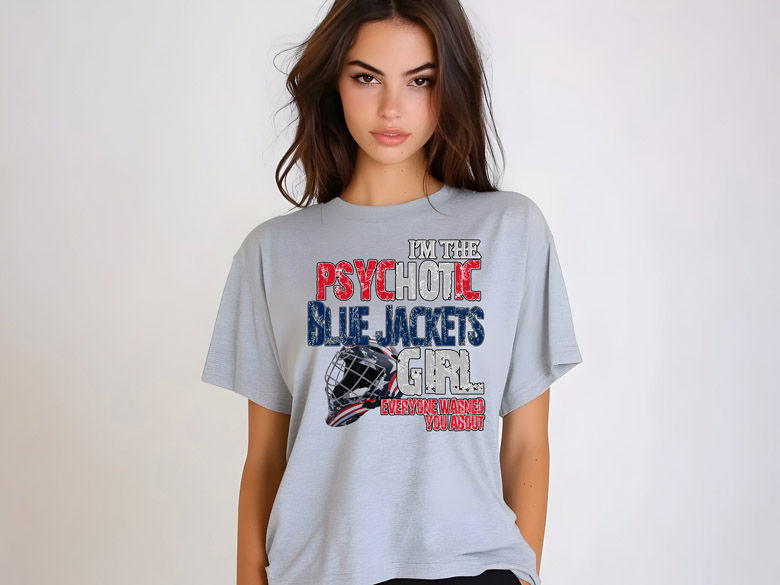 Thumbnail: NHL - Columbus Blue Jackets - I'm The PsycHOTic Girl - Apparel