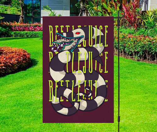 Beetlejuice - Striped Sandworm Yard Flag | Yellowstone Decals