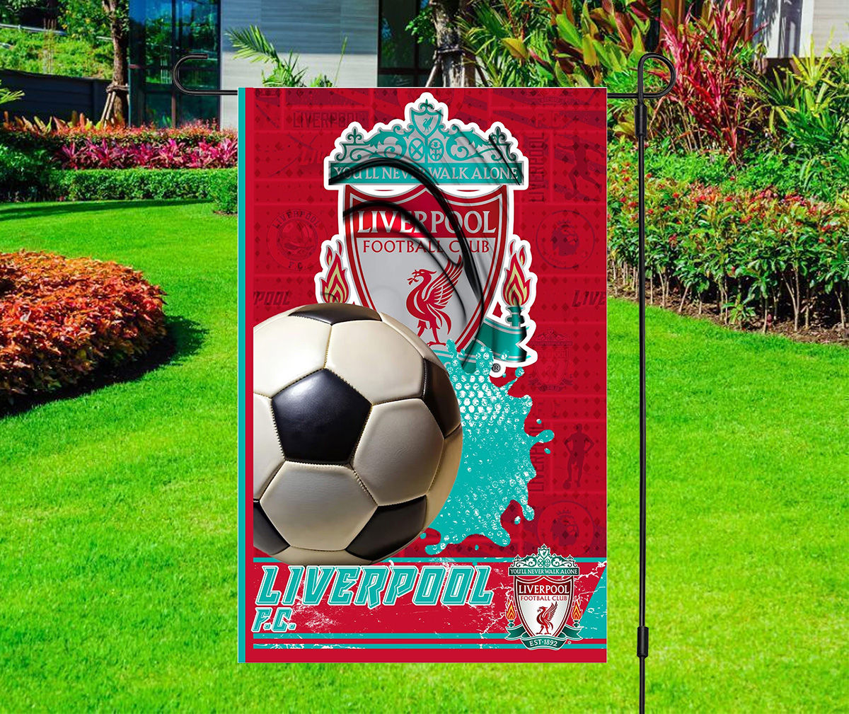 Premier League Soccer - Liverpool - Yard Flag