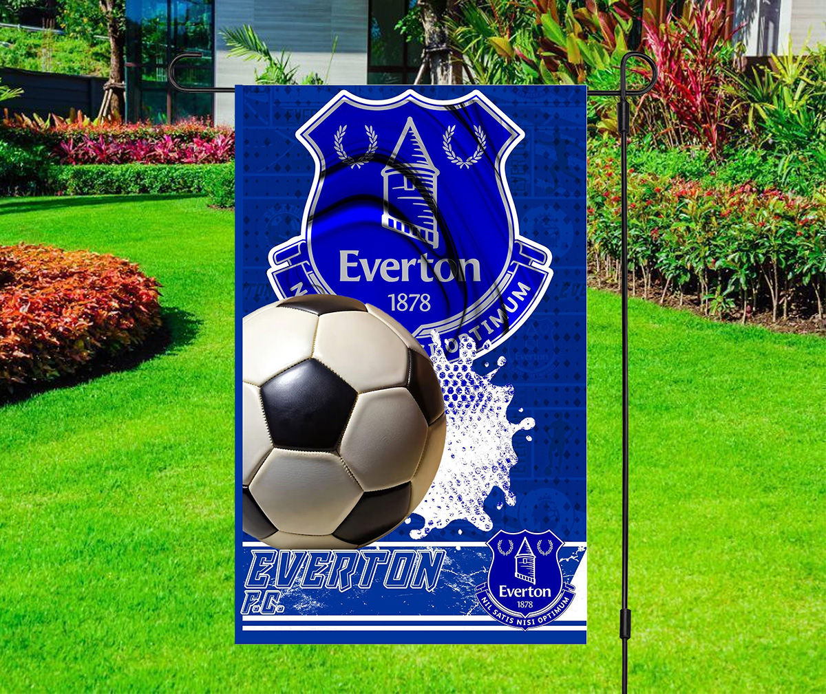 Premier League Soccer - Everton - Yard Flag