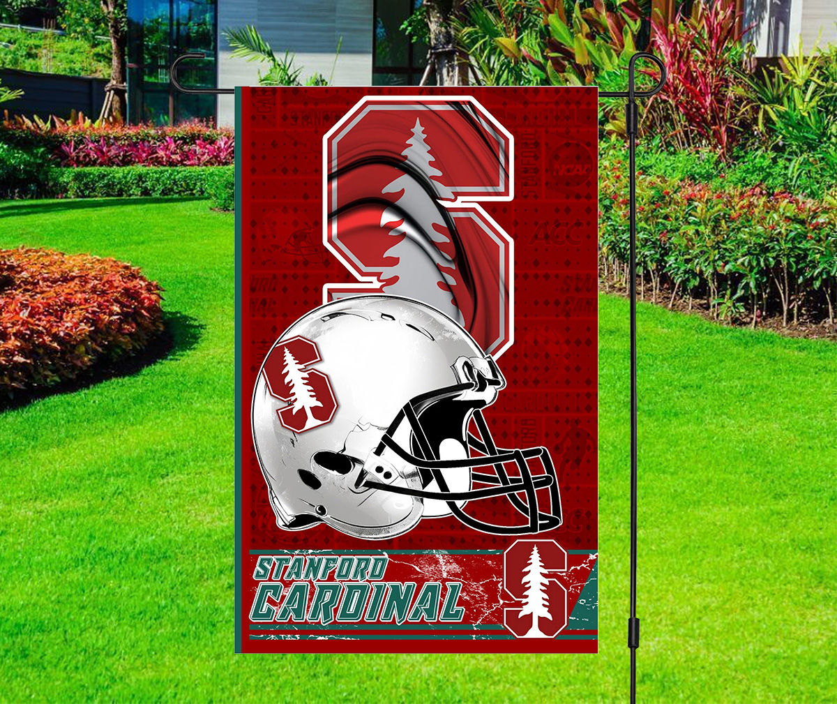 NCAA Football Flag - Stanford Cardinal - Yard Flag