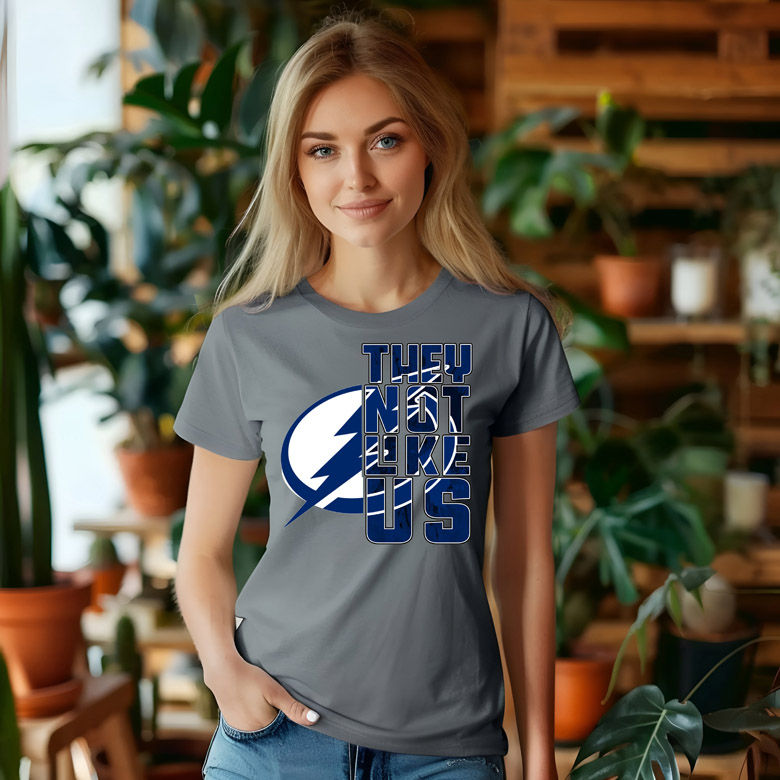 Thumbnail: NHL - Tampa Bay Lightning - They Not Like Us - Logo  - Apparel