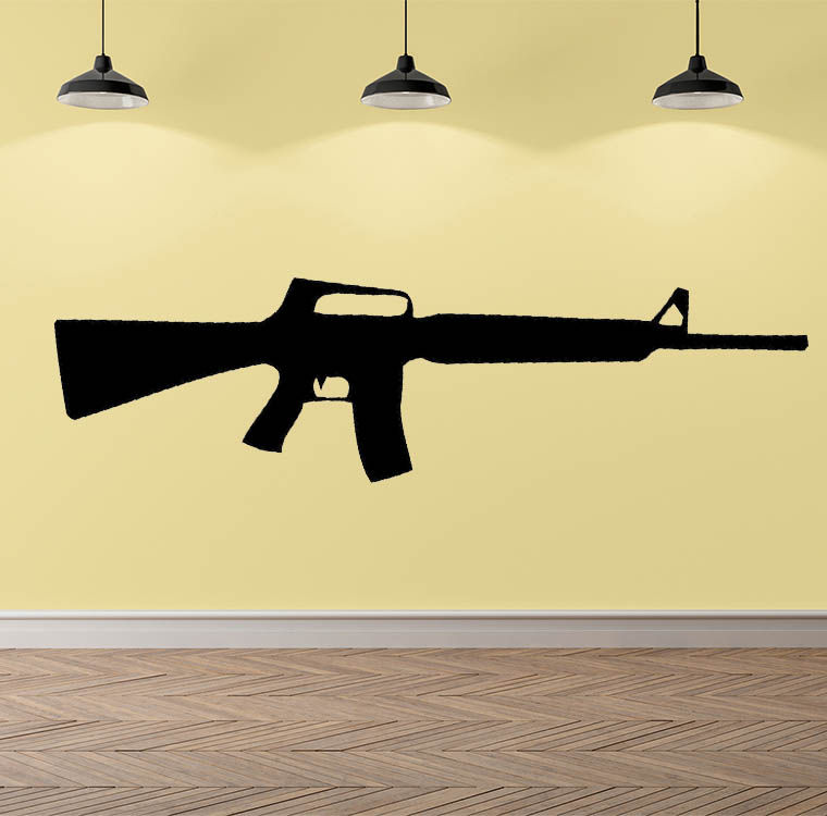 Guns - M16 Rifle - Sticker 
