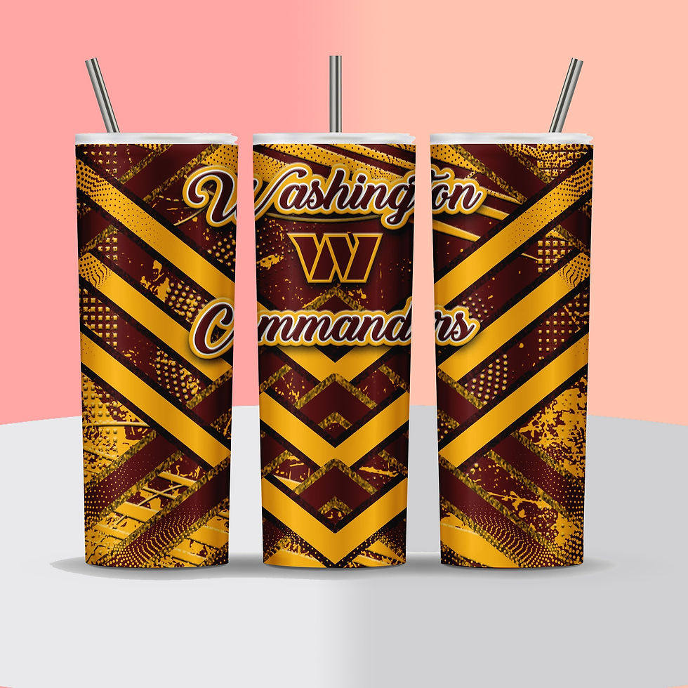 NFL - Washington Commanders - Football Chevron - Tumbler