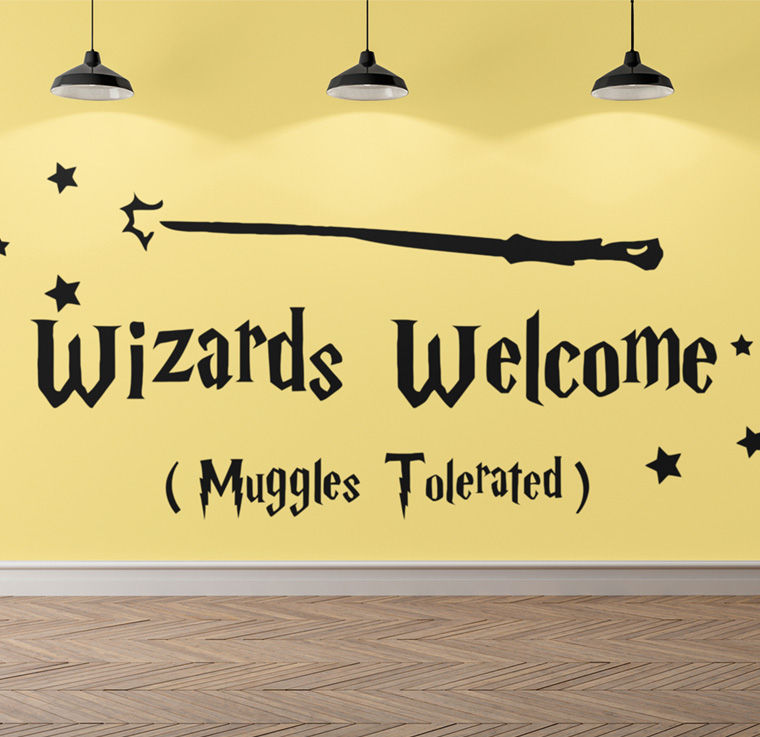 Harry Potter - Wizards Welcome Muggles Tolerated - Stickers