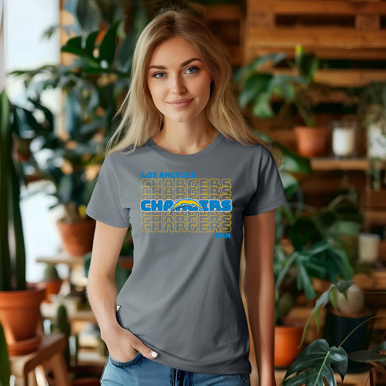 Thumbnail: NFL - Los Angeles Chargers - Echo Team Name - Apparel