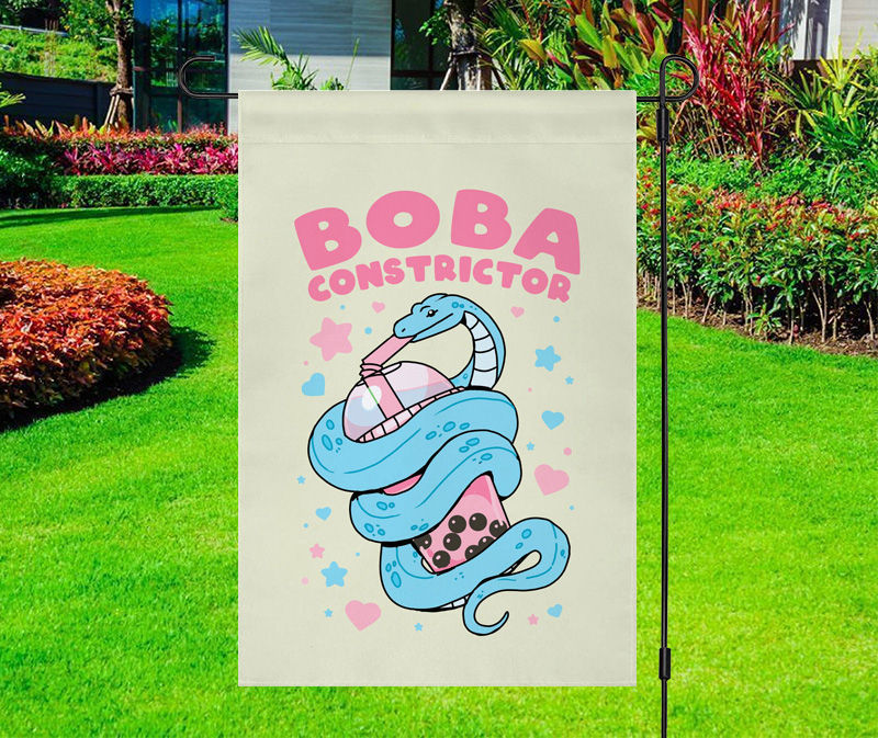 Boba Constrictor Snake Yard Flag