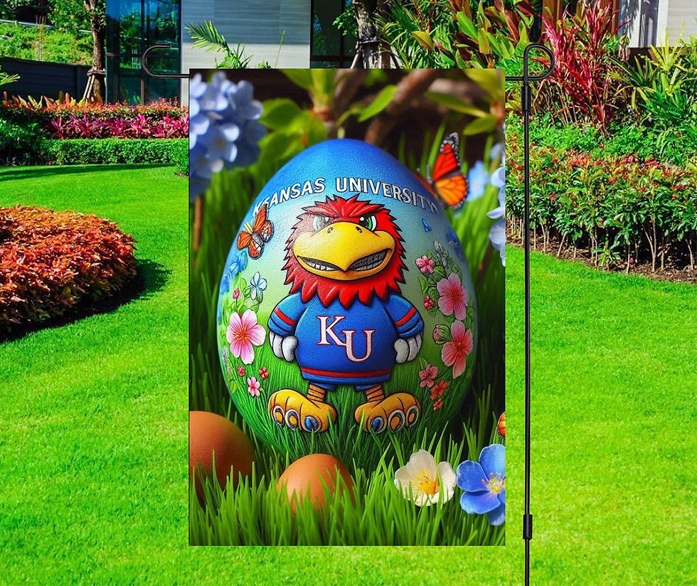 Easter Egg - Kentucky Jayhawks - Garden Yard Flag