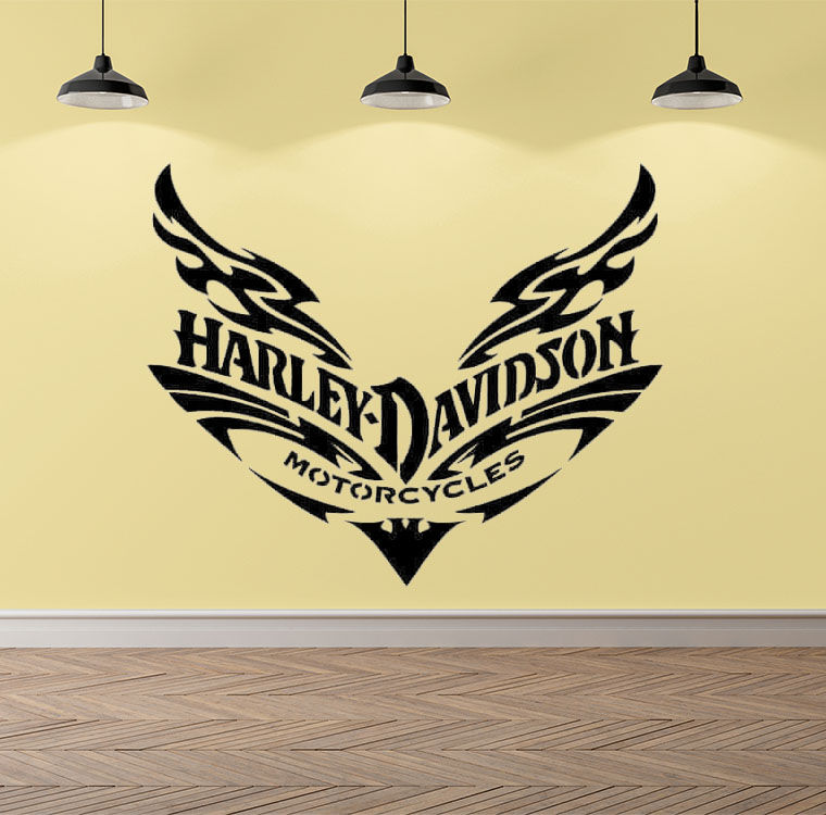 Biker - Harley Davidson Faux Eagle - Stickers