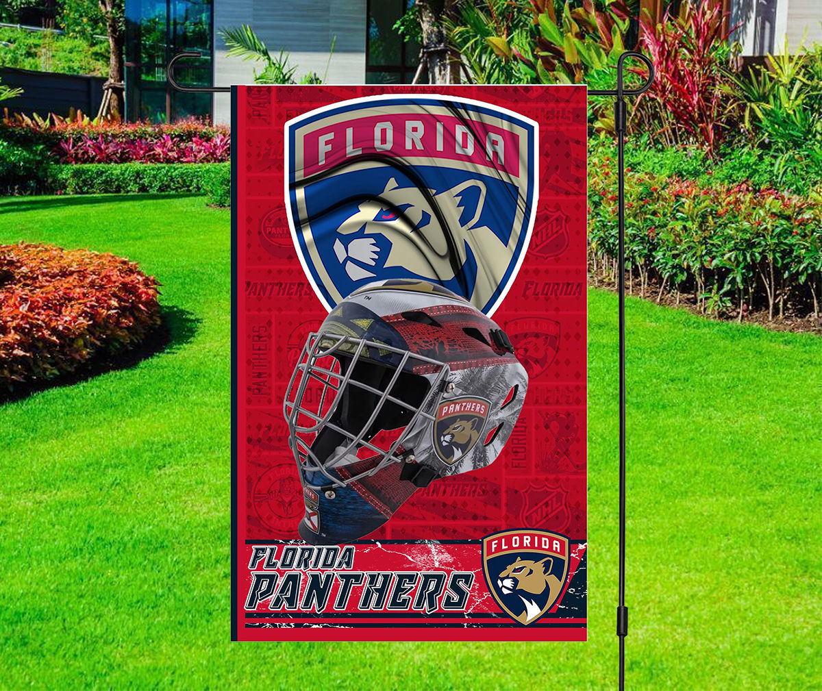 NHL Hockey Flag - Florida Panthers - Yard Flag