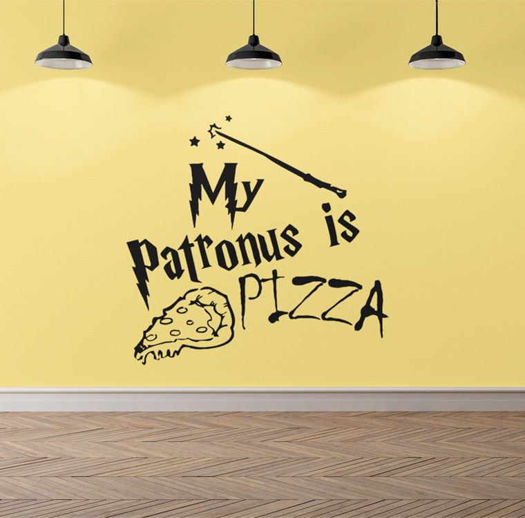 Harry Potter - My Patronus is Pizza - Stickers